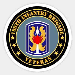 199th Infantry Brigade - Veteran - SSI X 300 Sticker